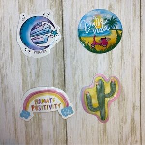 4 Pura Vida Stickers